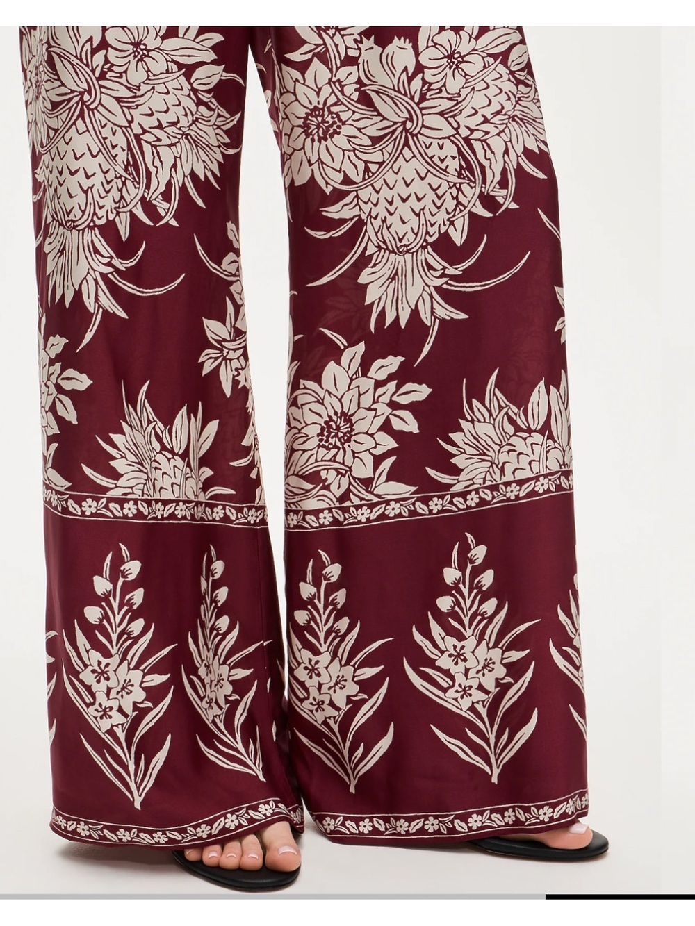 NWT J Crew Cosmo pant in pineapple-print viscose twill - Picture 3 of 9